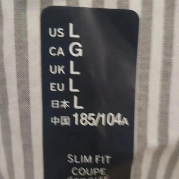 Gap Slim Fit Striped Shirt NWT - Picture 3 of 5